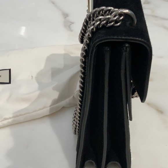 Gucci black leather and suede pocketbook - Picture 7 of 7